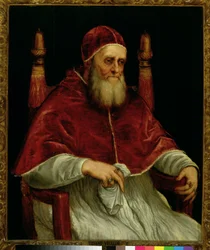 Papst Julius II. (1443-1513), nach einem Gemälde von Raffael, ca. 1545-46